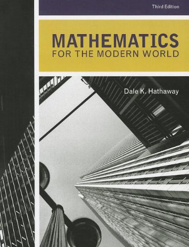Imagen de archivo de Mathematics for the Modern World a la venta por HPB-Red