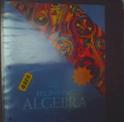 Imagen de archivo de Beginning Algebra for Harrisburg Area Community Colege a la venta por Booksavers of MD