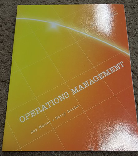 Stock image for Operations Management - 2nd Custom Edition Washington State University for sale by HPB-Red