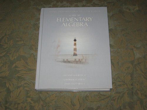 Beispielbild fr Math 101 Elementary Algebra (Custom Edition for Trident Technical College) zum Verkauf von HPB-Red