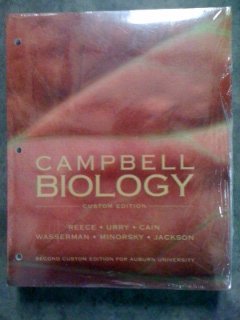 Beispielbild fr Campbell Biology - 2nd Custom Edition for Auburn University by Reece (2011-05-04) zum Verkauf von HPB-Red