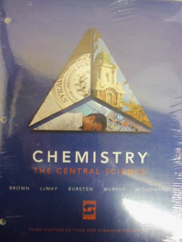 Stock image for Chemistry: The Central Science [12 E] (Loose-Leaf Editioon) for sale by SecondSale