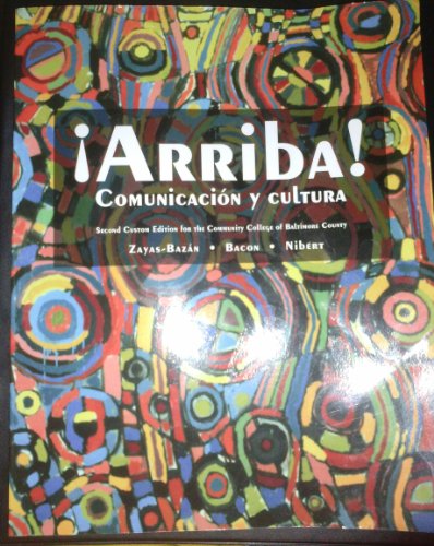 9781256152149: Arriba! Comunicacion Y Cultura, 2nd Edition (Commu
