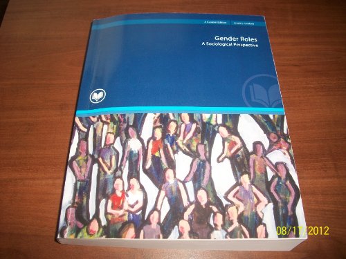 Imagen de archivo de Gender Roles A Sociological Perspective (A Custom Edition) a la venta por ThriftBooks-Dallas