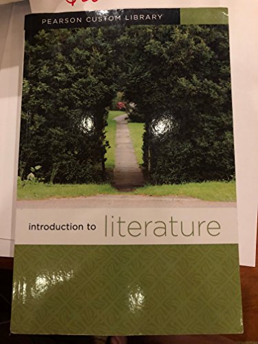 Intro to Literature (9781256178217) by Pearson Custom Library