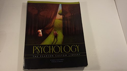 9781256180890: Psychology The Pearson Custom Library