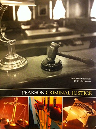Imagen de archivo de Pearson Criminal Justice a la venta por HPB-Red