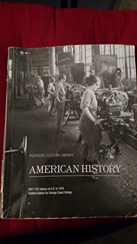 Imagen de archivo de American History (History 170: History of U.S. to 1876) a la venta por ThriftBooks-Dallas