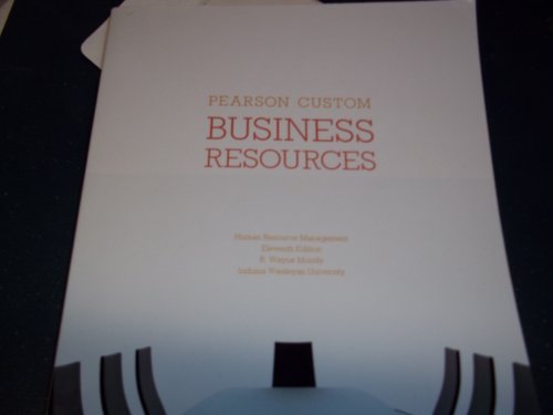 Stock image for Pearson Custom Human Resource Management for sale by HPB-Red