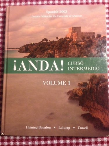 Stock image for Anda: Curso Intermedio - Volume 1 for sale by HPB-Diamond
