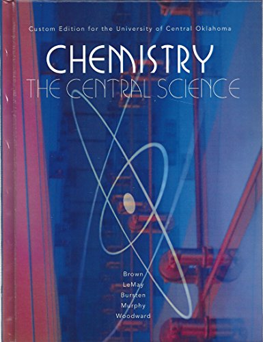 Stock image for CHEMISTRY:CENTRAL SCIENCE >CUS for sale by HPB-Red