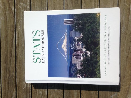 Immagine dell'editore per Stats: Data and Models By DeVeaux PCC Edition Pkg (Book, Solution Manual, CD, StatCrunch Code) venduto da ThriftBooks-Dallas