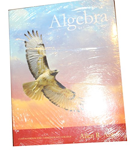 Imagen de archivo de Algebra for College Students (Algebra for College Students Camden County College Edition) a la venta por Better World Books