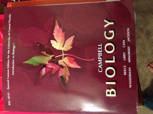 Imagen de archivo de Campbell Biology: Custom Edition for the University of Central Florida: Introduction to Biology 1 BSC 2010 a la venta por ThriftBooks-Atlanta