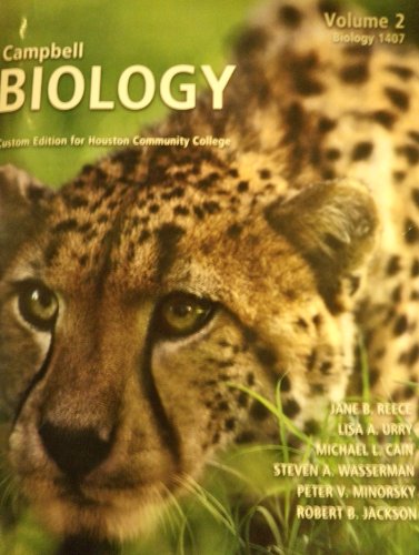 Beispielbild fr Campbell Biology Custom Edition for Houston Community College (Biology 1407, Volume 2) zum Verkauf von HPB-Red