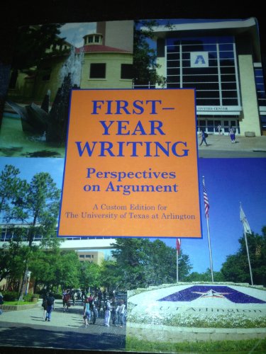 9781256288800: First Year Writing Perspectives on Argument