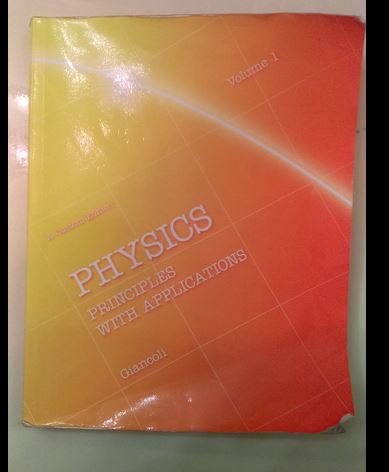 Imagen de archivo de PHYSICS PRINCIPLES WITH APPLICATIONS VOLUME I: A CUSTOM EDITION (CONTENT FROM 6TH EDITON OF THE HARD COVER BOOK) a la venta por HPB-Red