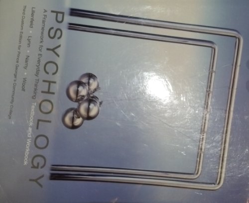 Imagen de archivo de Psychology: A Framework for Everyday Thinking Textbook and Workbook (Custom for Prince George's Community College) a la venta por BookHolders