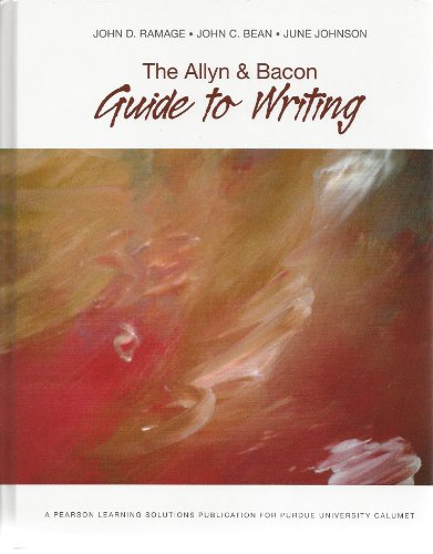 9781256312383: The Allyn & Bacon Guide to Writing