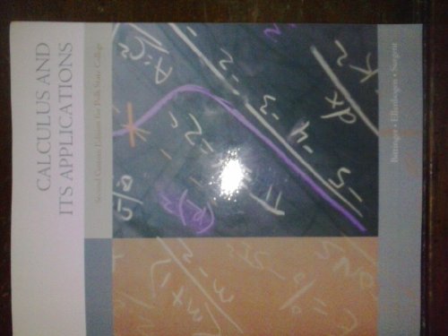 9781256319801: Calculus and Its Applications (Second Custom Edition for Polk State College)