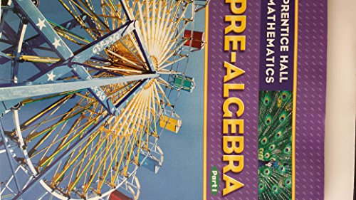 Stock image for Prentice Hall Mathematics Pre-algebra Part 1 for sale by ThriftBooks-Atlanta