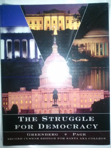 Stock image for THE STRUGGLE FOR DEMOCRACY (SECOND CUSTOM EDITION FOR SANTA ANA C for sale by Hawking Books