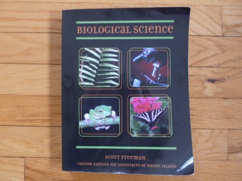 Biological Sciences (Custom Edition for University of Rhode Island) (9781256335504) by Freeman, Scott