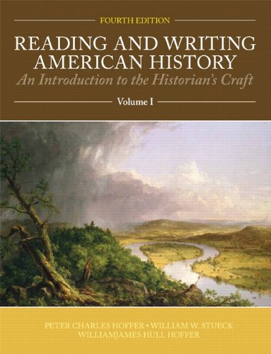 Beispielbild fr Reading and Writing American History Volume 1 zum Verkauf von Better World Books