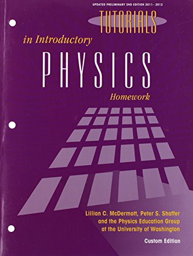 Imagen de archivo de Tutorials in Introductory Physics Homework a la venta por ThriftBooks-Atlanta