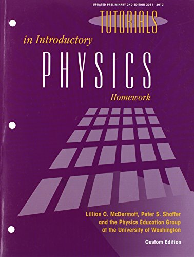 9781256383635: Tutorials in Introductory Physics Homework