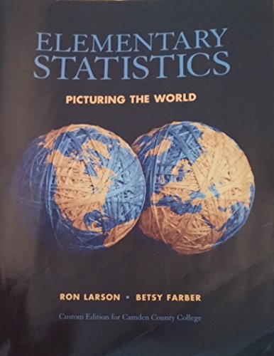 Title: ELEMENTARY STATISTICS-W/CD >CU (9781256401261) by Ron Larson