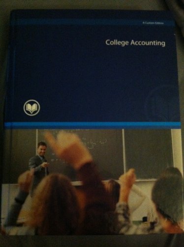 Imagen de archivo de College Accounting a la venta por HPB-Red