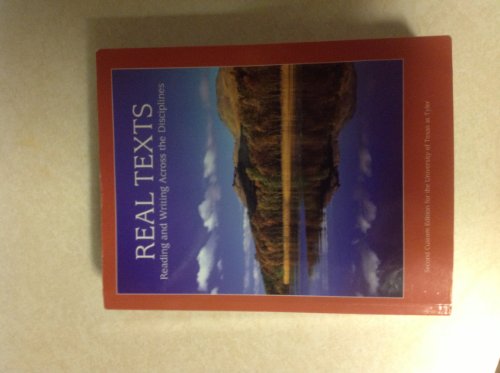 Beispielbild fr Real Texts: Reading and Writing Across the Disciplines (2nd Edition) zum Verkauf von HPB-Red