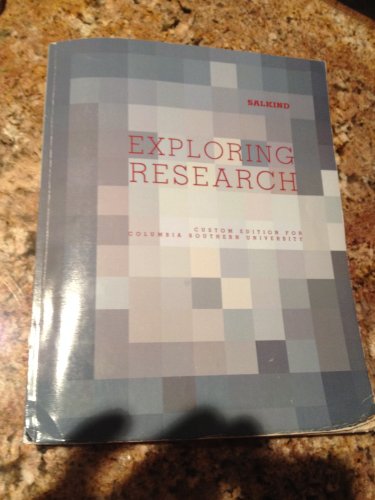 Stock image for Exploring Research (Custom Edition for Columbia Southern University) for sale by HPB-Red