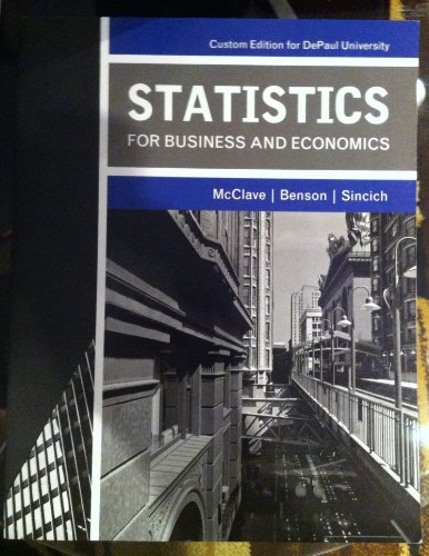 Stock image for STATISTICS F/BUS.+ECON.>CUSTOM for sale by HPB-Red
