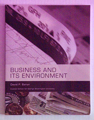 Stock image for Business and Its Environment, Custom Edition for George Washington University for sale by Wonder Book