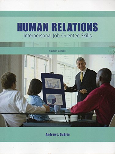 9781256527015: Human Relations Interpersonal Job-Oriented Skills Custom Edition