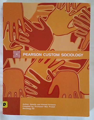 Beispielbild fr Pearson Custom Sociology zum Verkauf von Better World Books