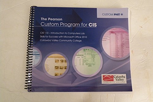Custom PHIT: The Pearson Custom Program for CIS (9781256551935) by Pearson Prentice Hall