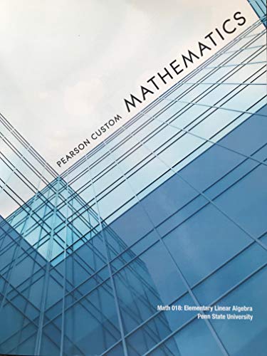 Stock image for Pearson Custom Mathematics (Penn State University) for sale by One Planet Books