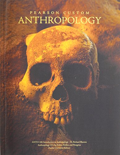 Stock image for Anthropology Purdue University for sale by Better World Books
