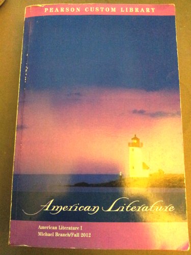 Imagen de archivo de American Literature I (Unr Custom) a la venta por Cronus Books
