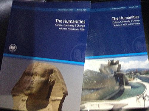 9781256662617: The Humanities Custom Edition (Culture Continuity and Change - Volume 1-2)