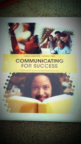 Stock image for Communicating for Success, 3rd Custom Edition for Kent State University for sale by a2zbooks