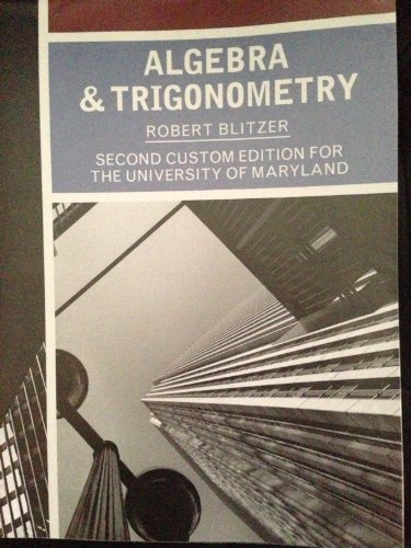 Beispielbild fr Algebra and Trigonometry zum Verkauf von Better World Books
