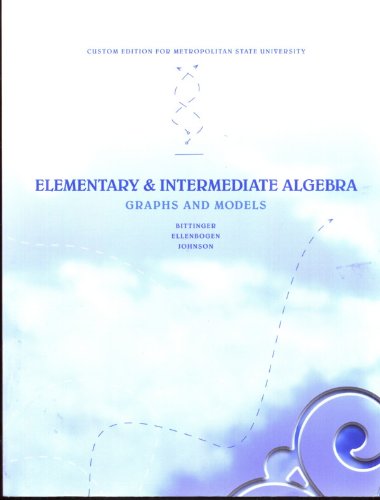 9781256718826: Elementary & Intermediate Algebra