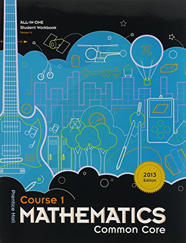 Stock image for Mathematics Common Core, Course 1, All-in-one Student Workbook Version A for sale by Decluttr