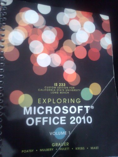 9781256739494: Exploring Microsoft Office 2010