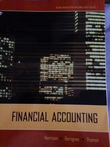 Imagen de archivo de Financial Accounting a la venta por HPB-Red