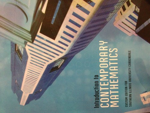 Imagen de archivo de Introduction to Contemporary Mathematics Custom Edition for Southern Illinois University Carbondale a la venta por Open Books